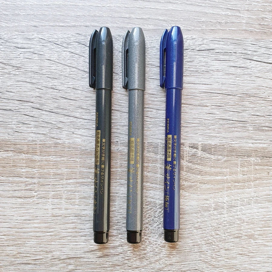 Devangari-art-brush-pen-zebra-super-fine-medium-zestaw-01