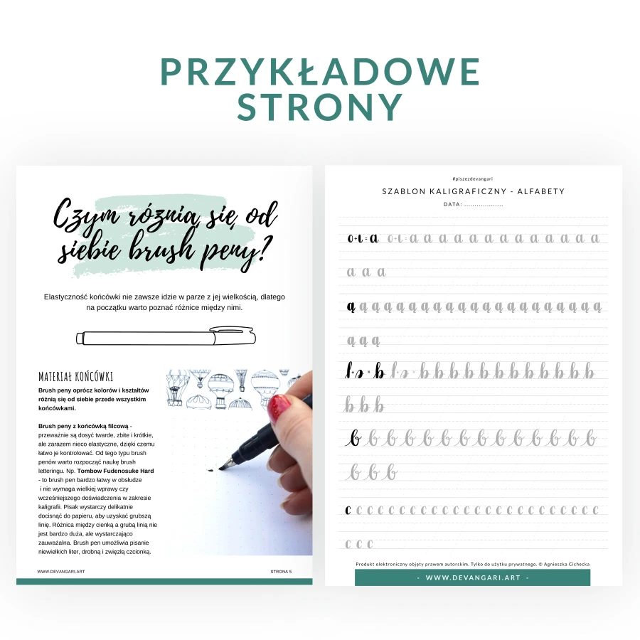 Devangari-art-ebook-podstawy-brush-lettering-przyklady