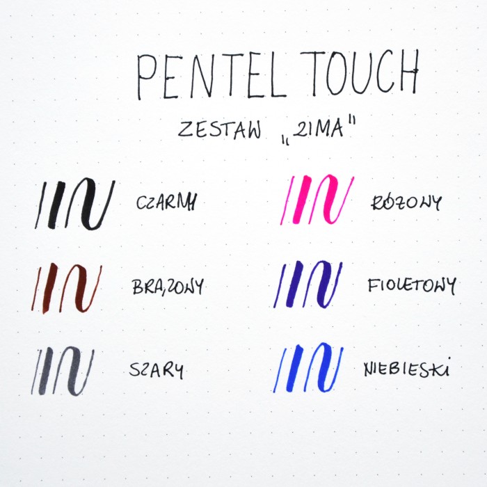 Devangari-art-pentel-touch-zestaw-6-brush-pen-zima