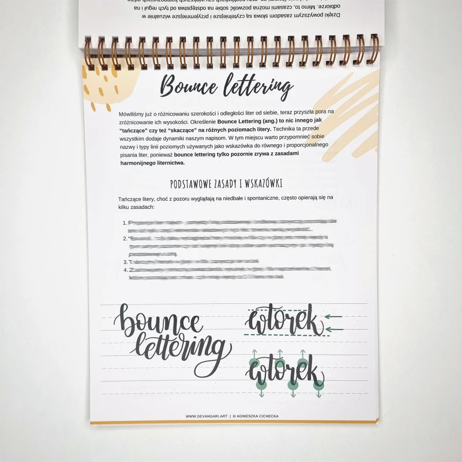 Devangari-art-zeszyt-cwiczen-do-kaligrafii-brush-lettering-bounce-skaczace-tanczace-pismo-02