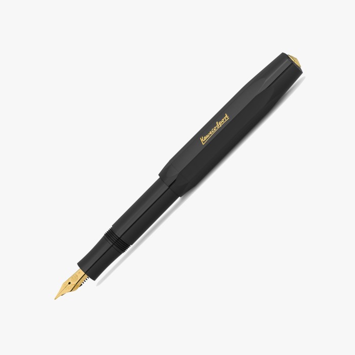 Devangari-art-pioro-wieczne-kaweco-classic-sport-black-F-01