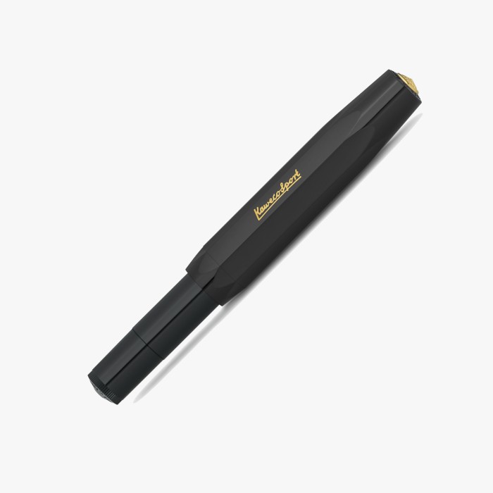 Devangari-art-pioro-wieczne-kaweco-classic-sport-black-F-02