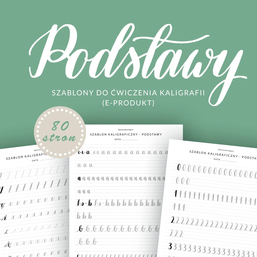 Devangari art - szablon do kaligrafii - podstawy - 01