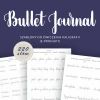 DO DRUKU Arkusze ćwiczeń do brush letteringu - Bullet Journal, słowa codzienne (e-book)