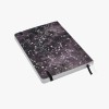 Notebook black cover with stars