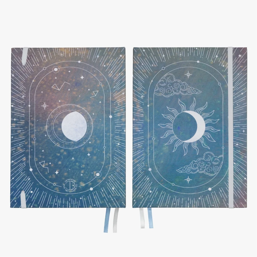 Celestial creative notebook