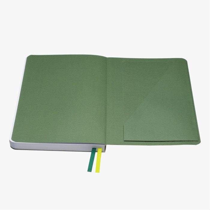 Back pocket for small cards and notes