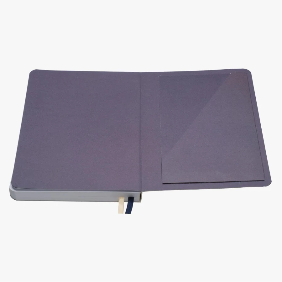 Back pocket for small cards and notes