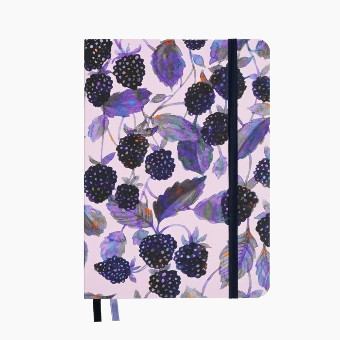 Blackberry Bliss Devangari softcover notebook