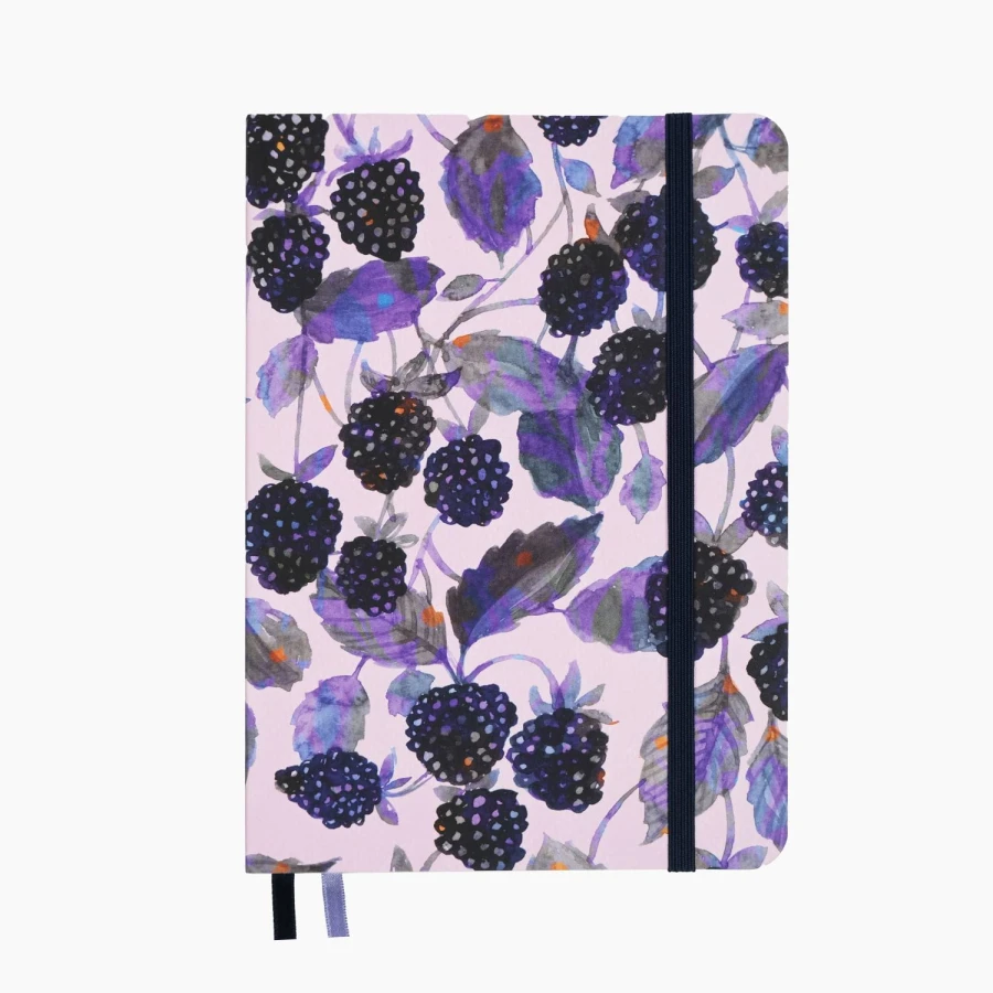 Blackberry Bliss Devangari softcover notebook