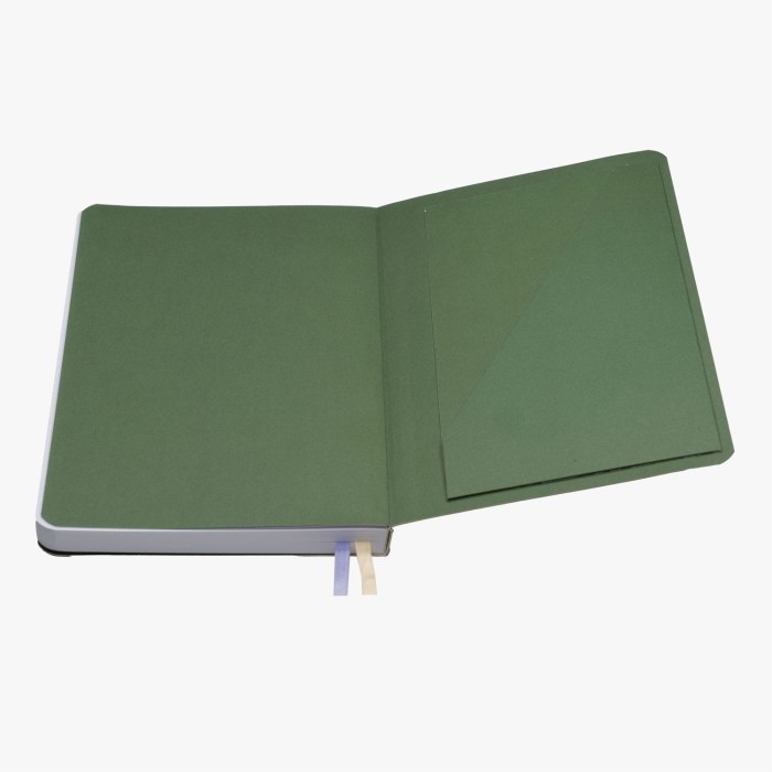 Back pocket for small cards and notes