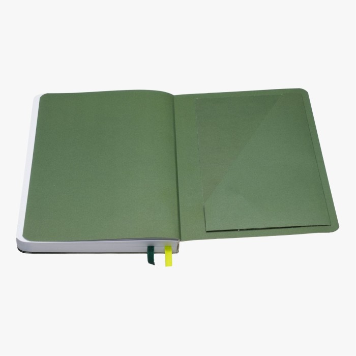Back pocket for small cards and notes