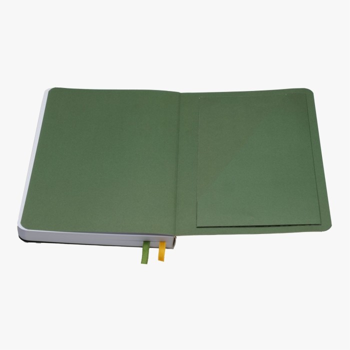 Back pocket for small cards and notes