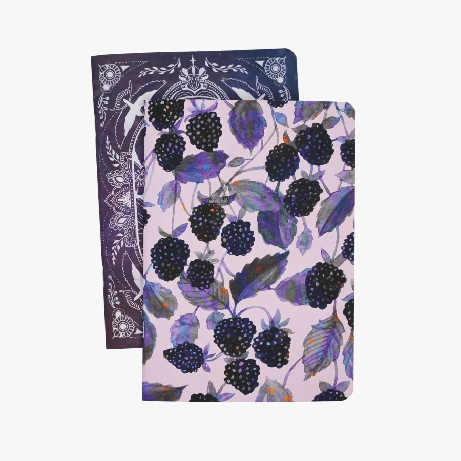 Zeszyty w kropki Blackberry Bliss i Herbarium
