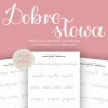 DO DRUKU Arkusze ćwiczeń do brush letteringu - Dobre Słowa - 3 kroje pisma (e-book)