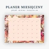 PDF do druku, planer miesięczny Blossom of Fire, format A4 i A5