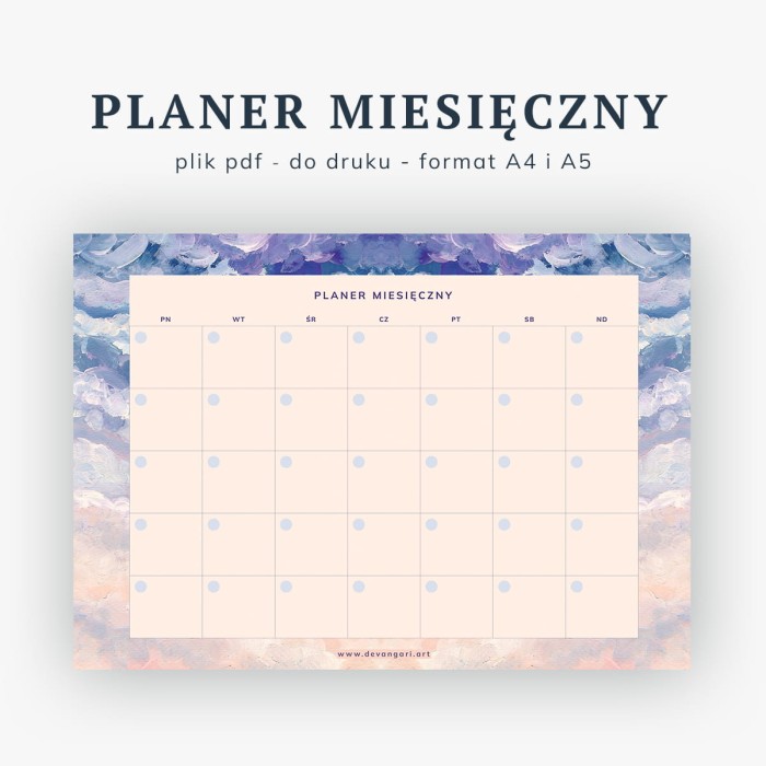 Devangari-planer-miesieczny-kalendarz-do-druku-pdf-Clouds-A4-A5.jpg