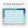 PDF do druku, planer miesięczny Cotton Sky, format A4 i A5