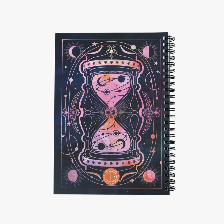 notes na spirali klepsydra