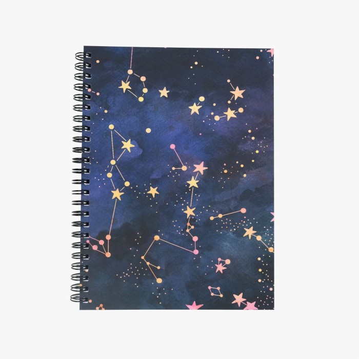 Devangari kołozeszyt w kropki Shimmering Stars