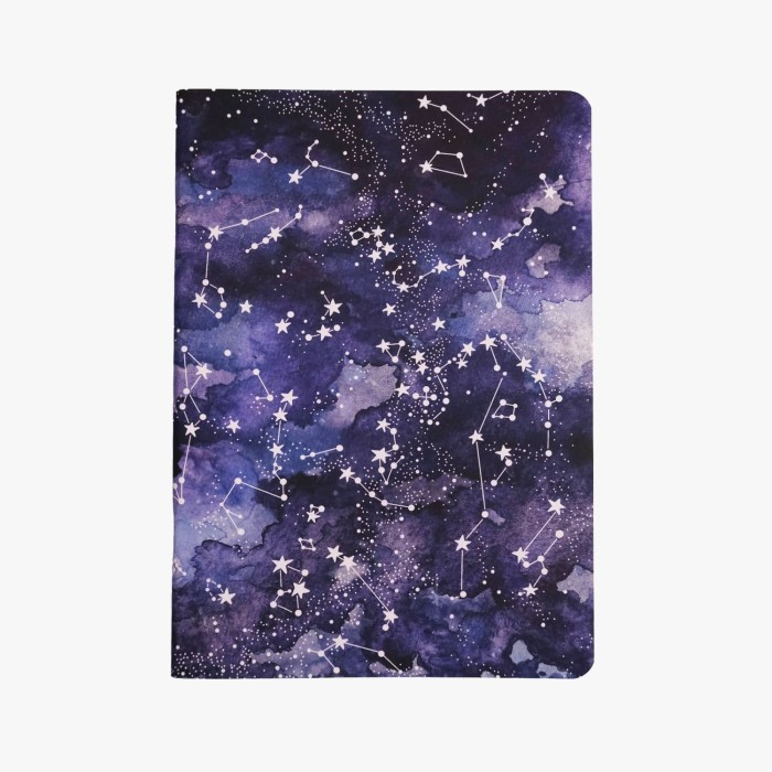 Devangari art zeszyt w kropki B7 Night Sky