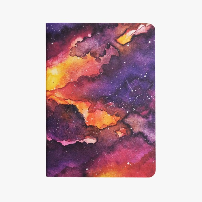Devangari art zeszyt w kropki A5 Sunset Galaxy
