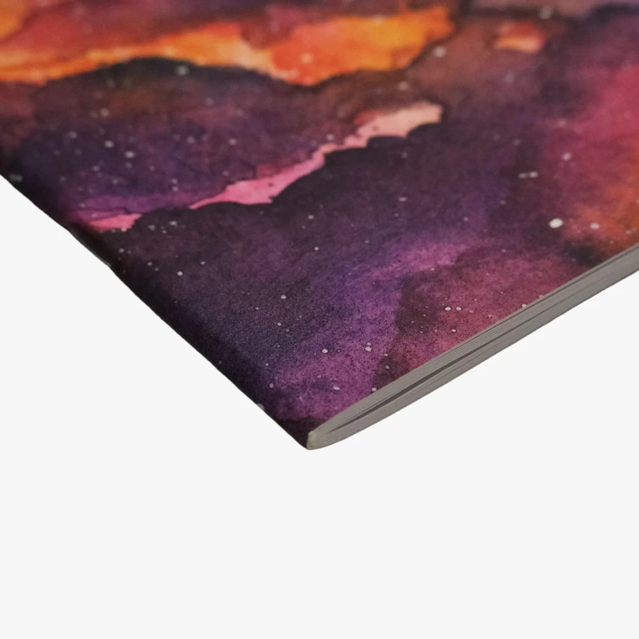 Devangari art zeszyt kropki A5 Sunset Galaxy