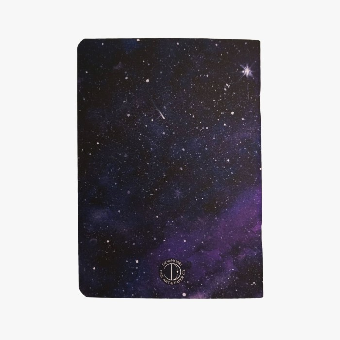 Devangari art zeszyt w kropki Violet Galaxy