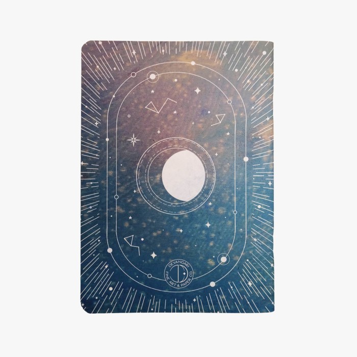 Devangari art zeszyt w kropki Celestial