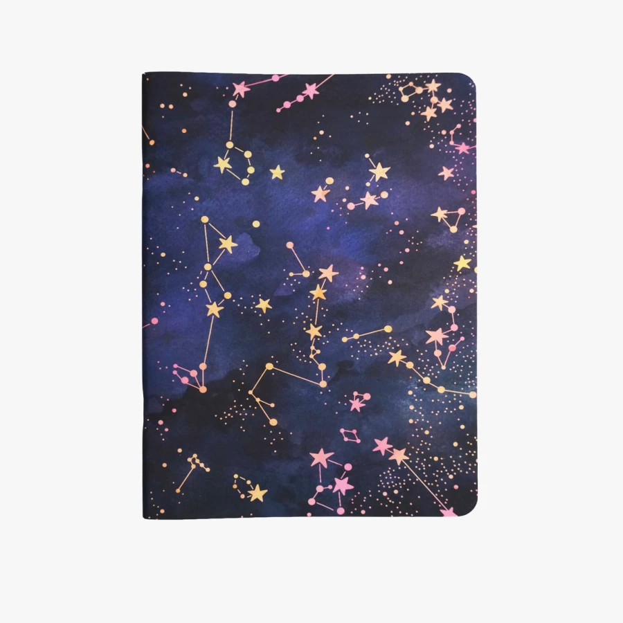 Devangari art zeszyt w kropki B5 Shimmering Stars