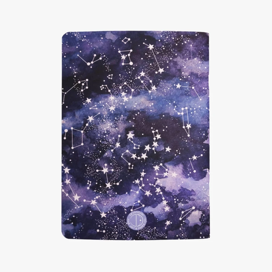 Devangari art zeszyt w kropki Night Sky