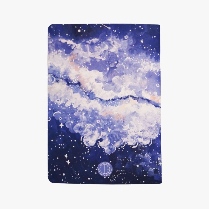 Devangari art zeszyt w kropki Milky Way