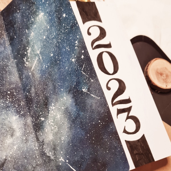 Custom bullet journal new year