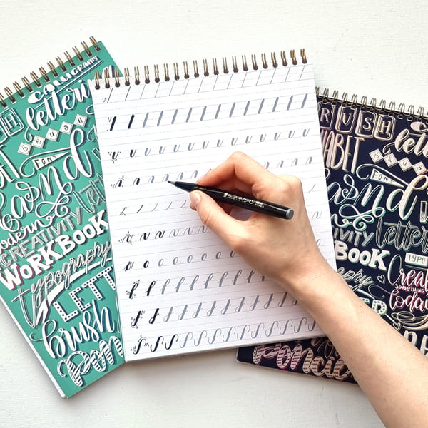 brush lettering od podstaw